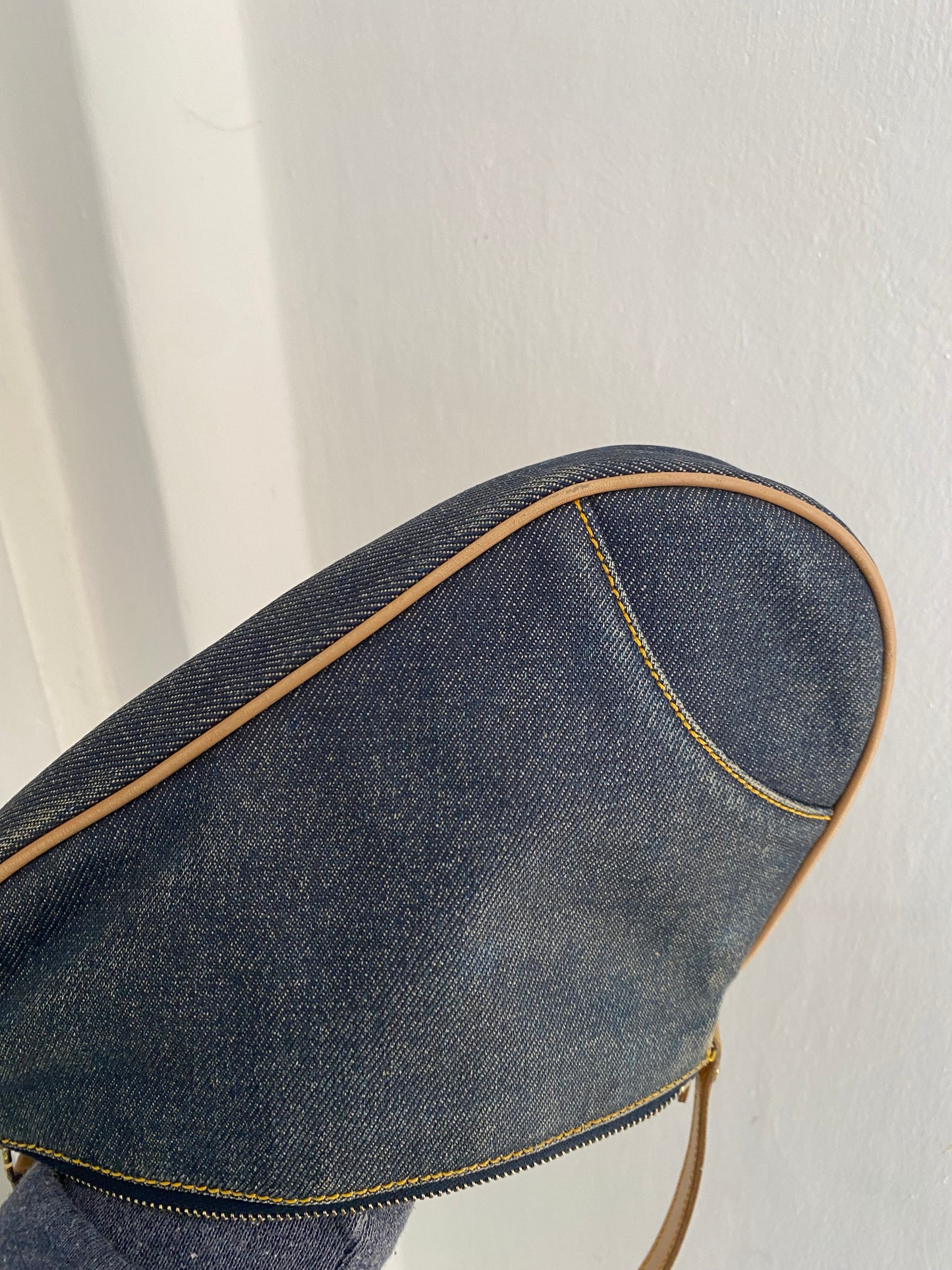 Dior mini saddle denim