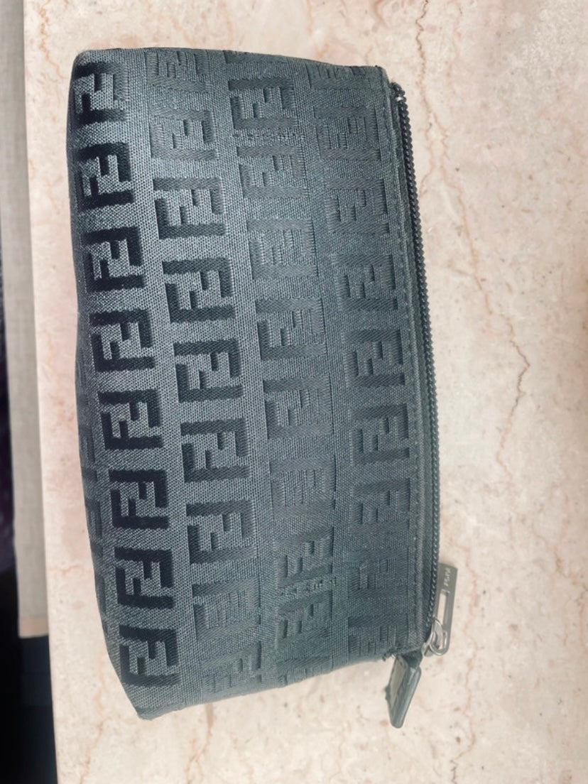 Fendi mini pochette monogram black