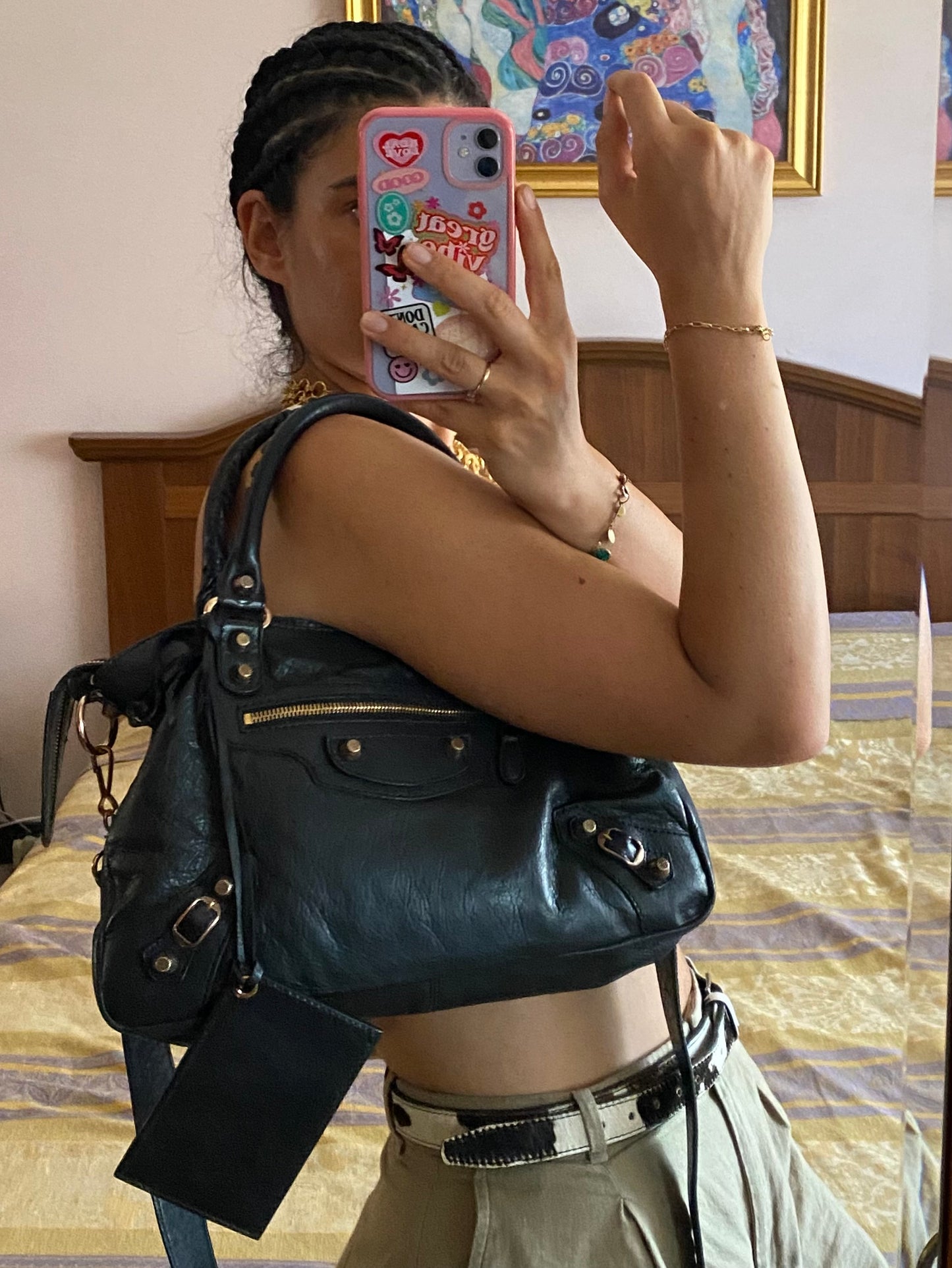 Balenciaga town black