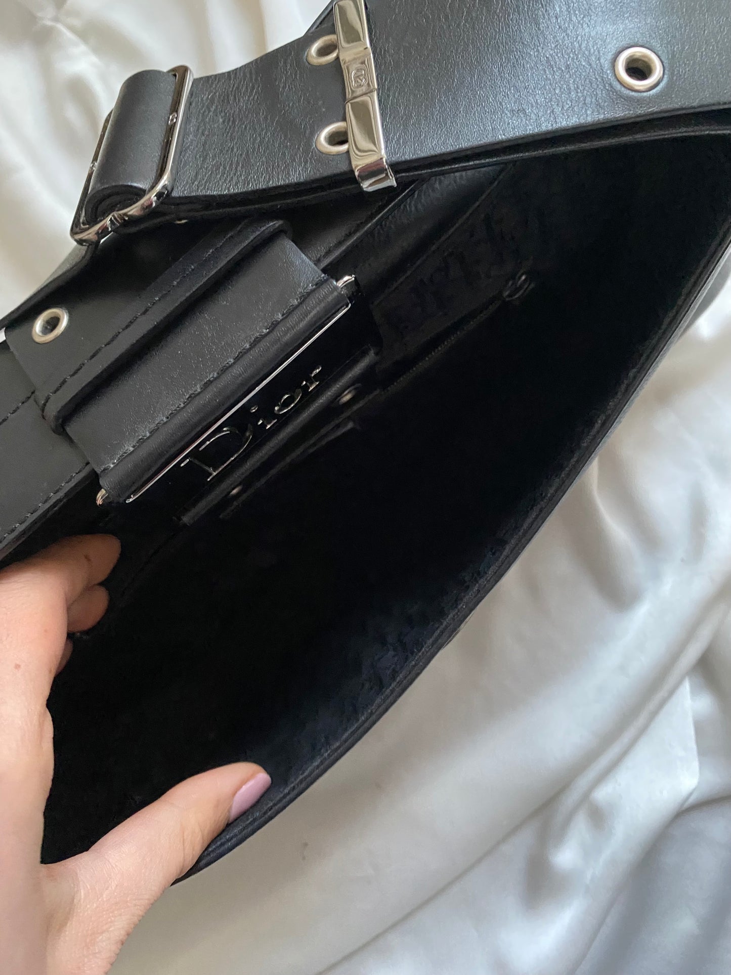 Dior columbus street chic pelle nera