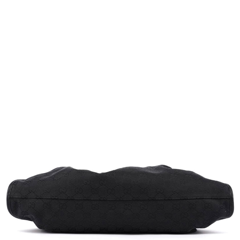 Gucci black monogram hobo