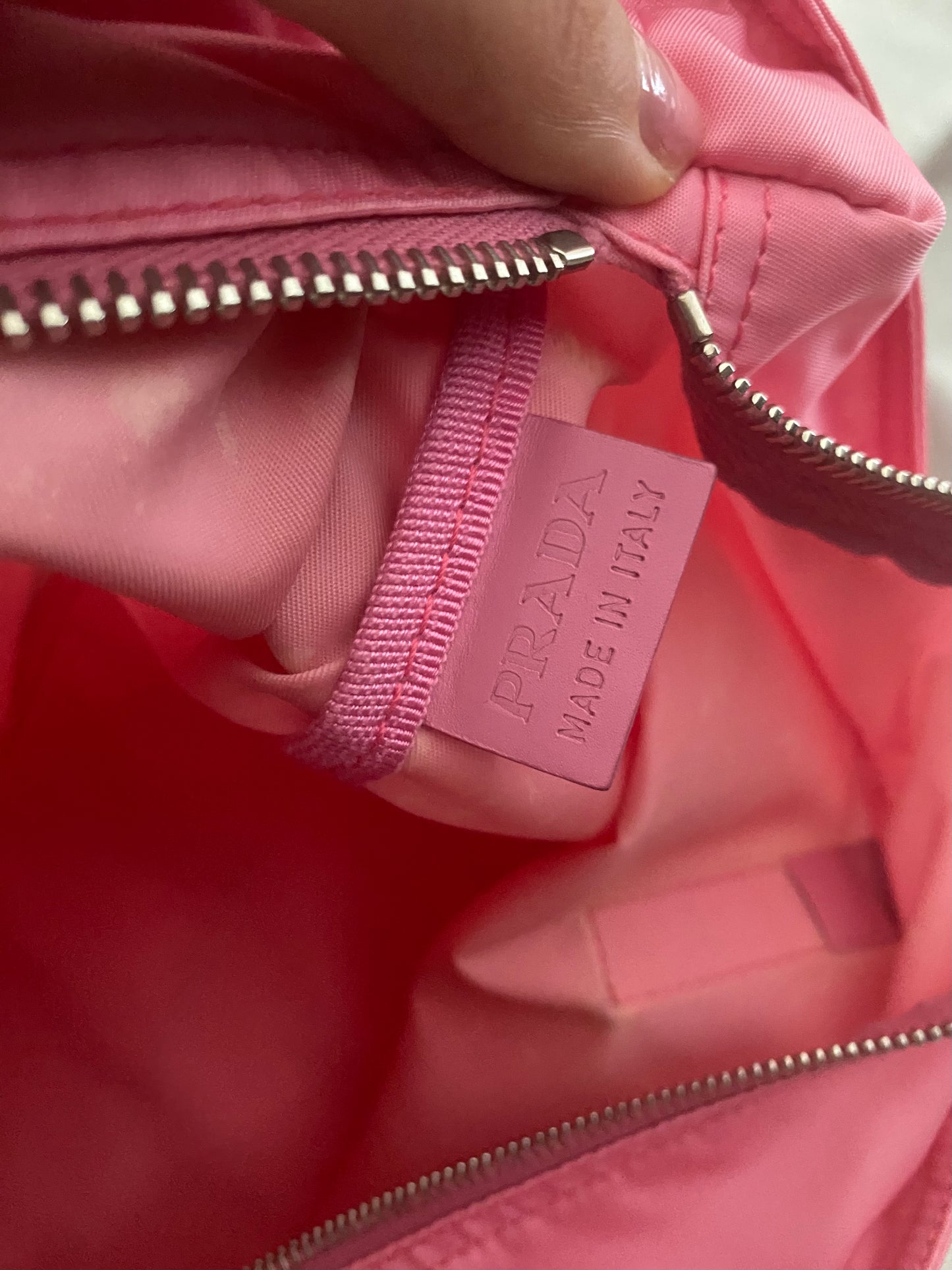 Prada tote nylon pink