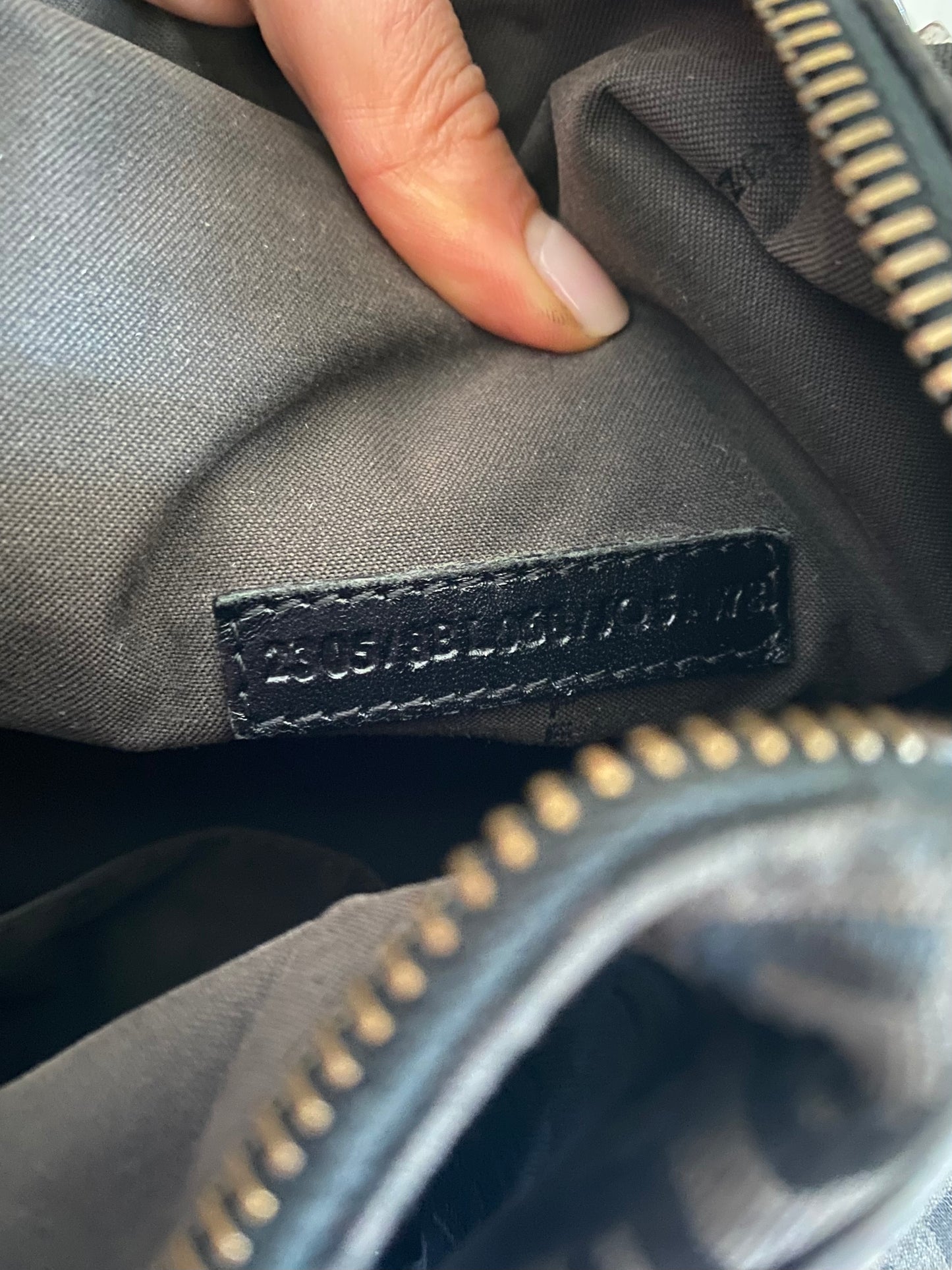 Fendi bauletto zucchino nero