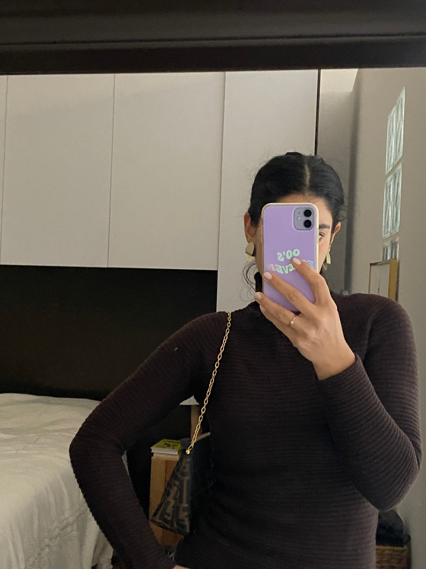 Fendi zucca clutch