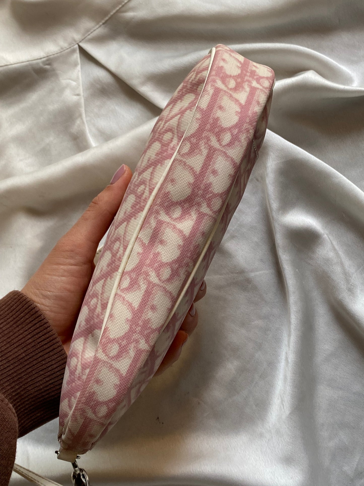 Dior mini saddle monogram rosa