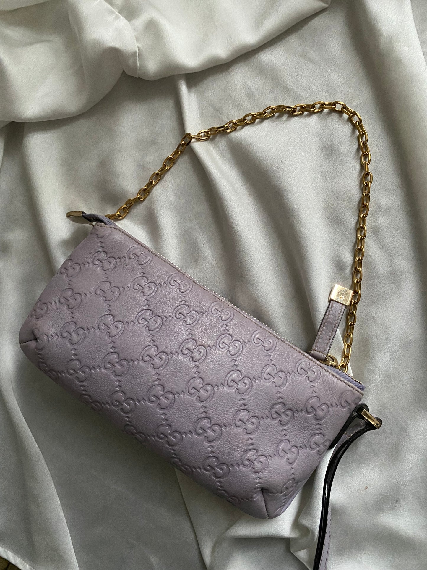 Gucci pochette monogram lilac