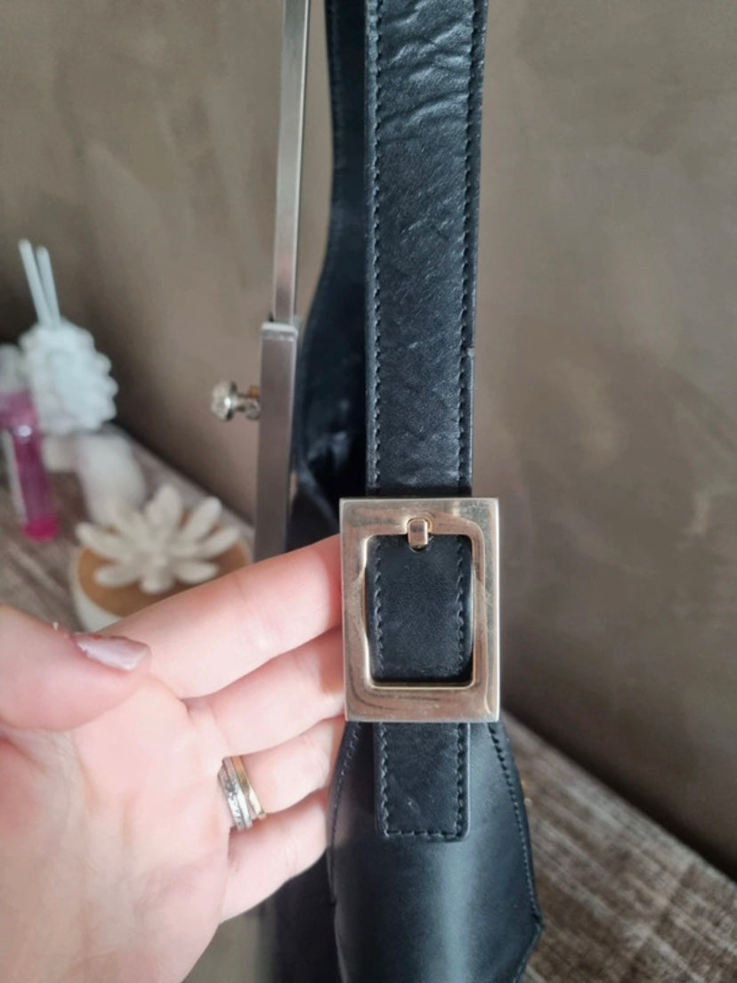 Gucci Jackie monogram nero hardware oro era Tom Ford