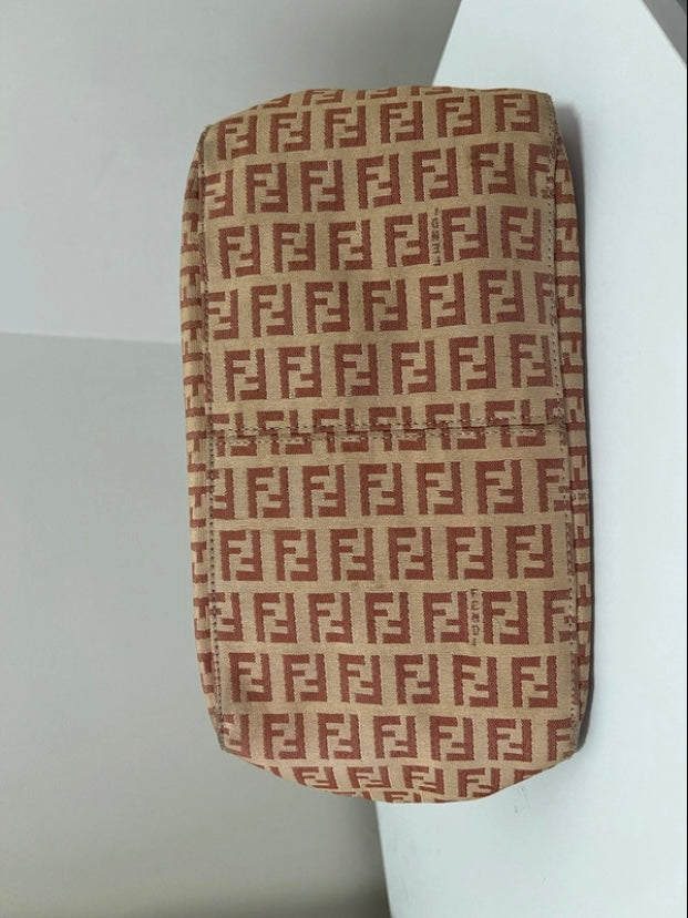 Fendi mamma double flap monogram rosa
