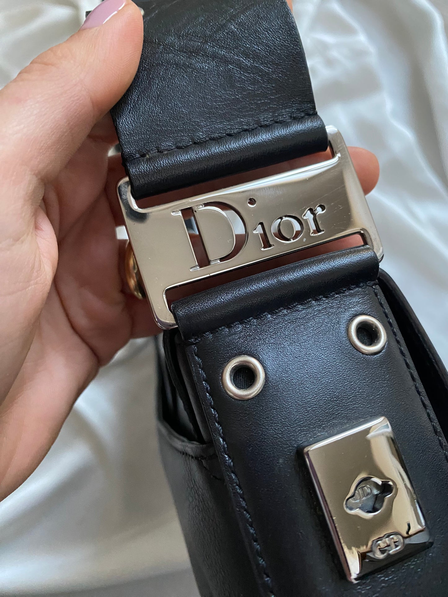 Dior columbus street chic pelle nera