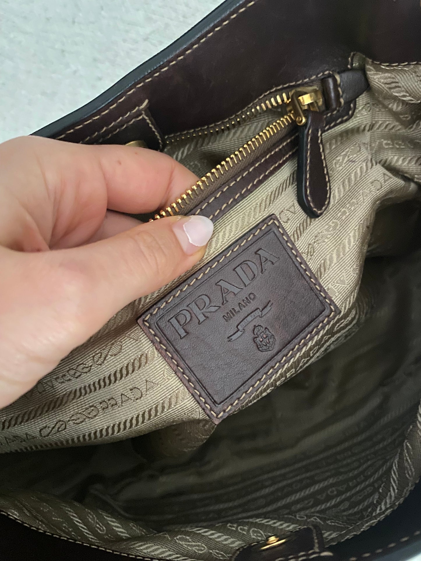 Prada hobo pocket
