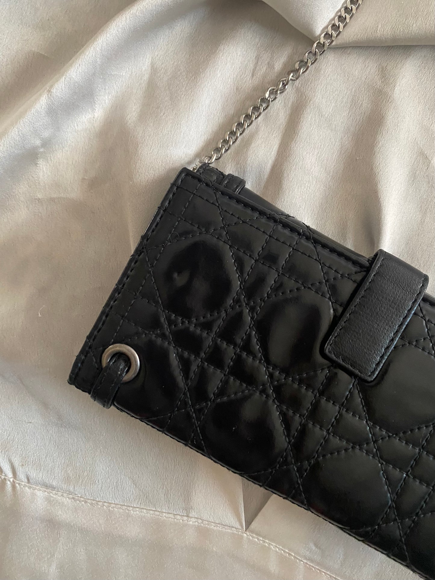 Dior pochette dragonne cannage