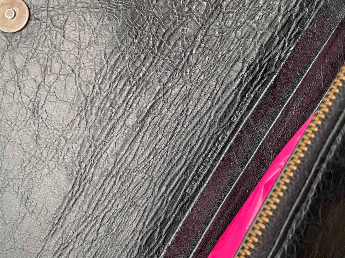 Balenciaga black pochette