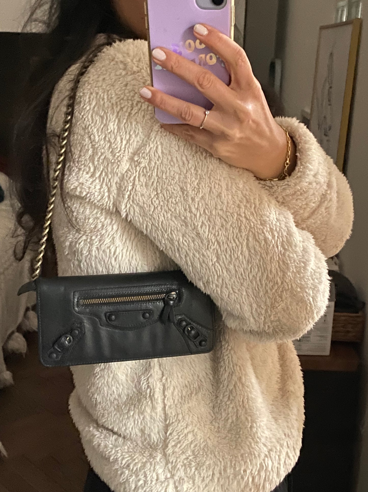 Balenciaga black pochette