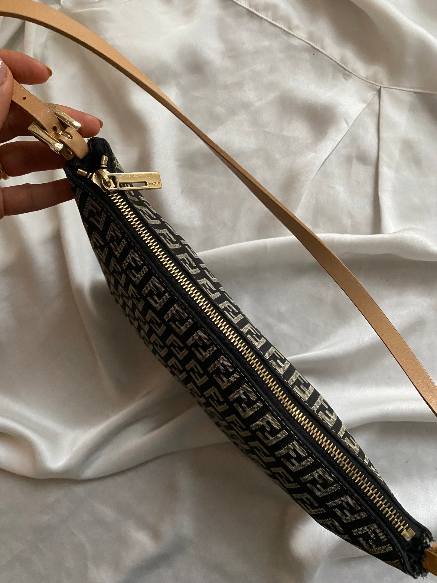Fendi baguette half moon