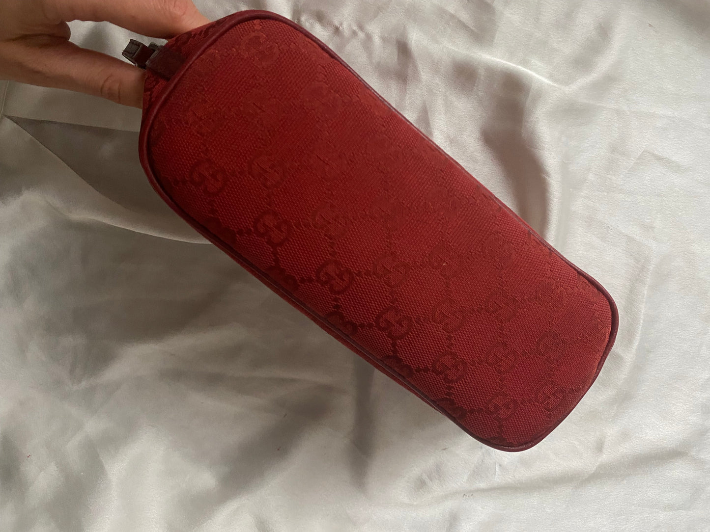 Gucci boat baguette burgundy