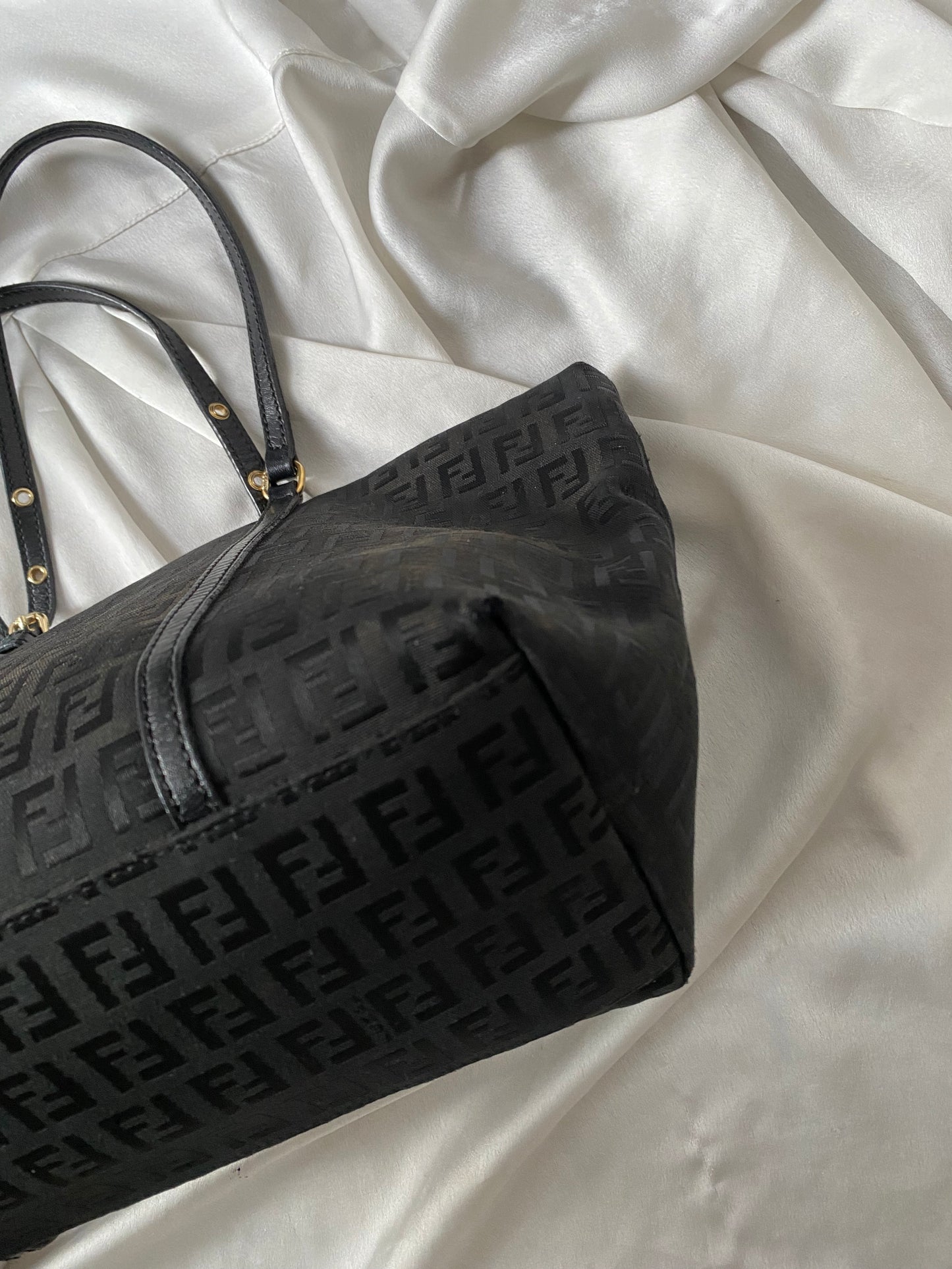 Fendi superstar mini shopping tote monogram zucchino