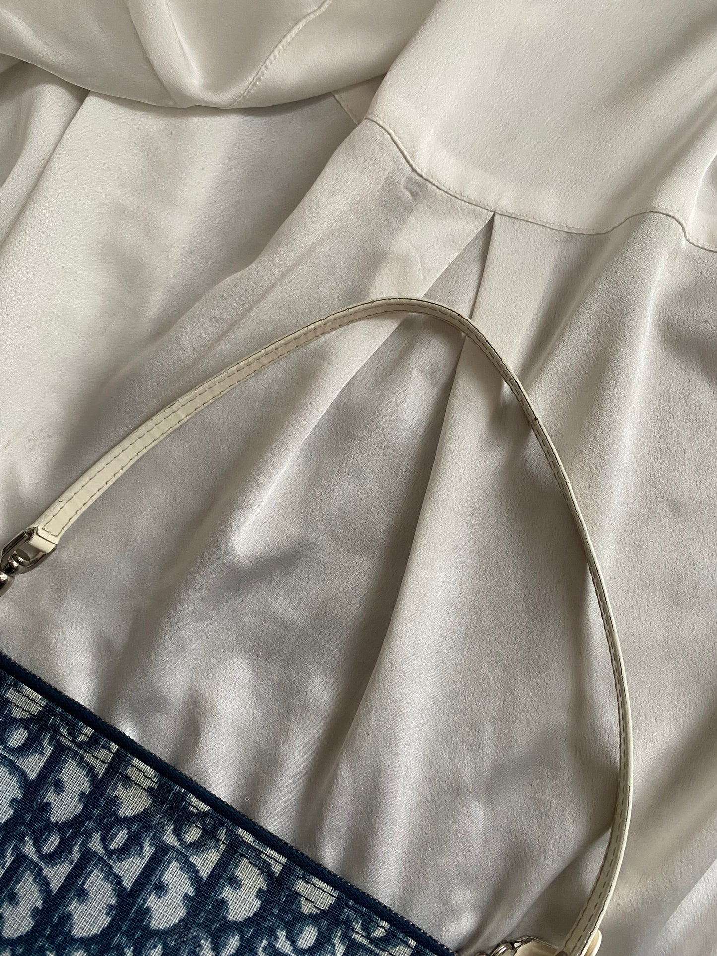 Dior mini saddle monogram blue