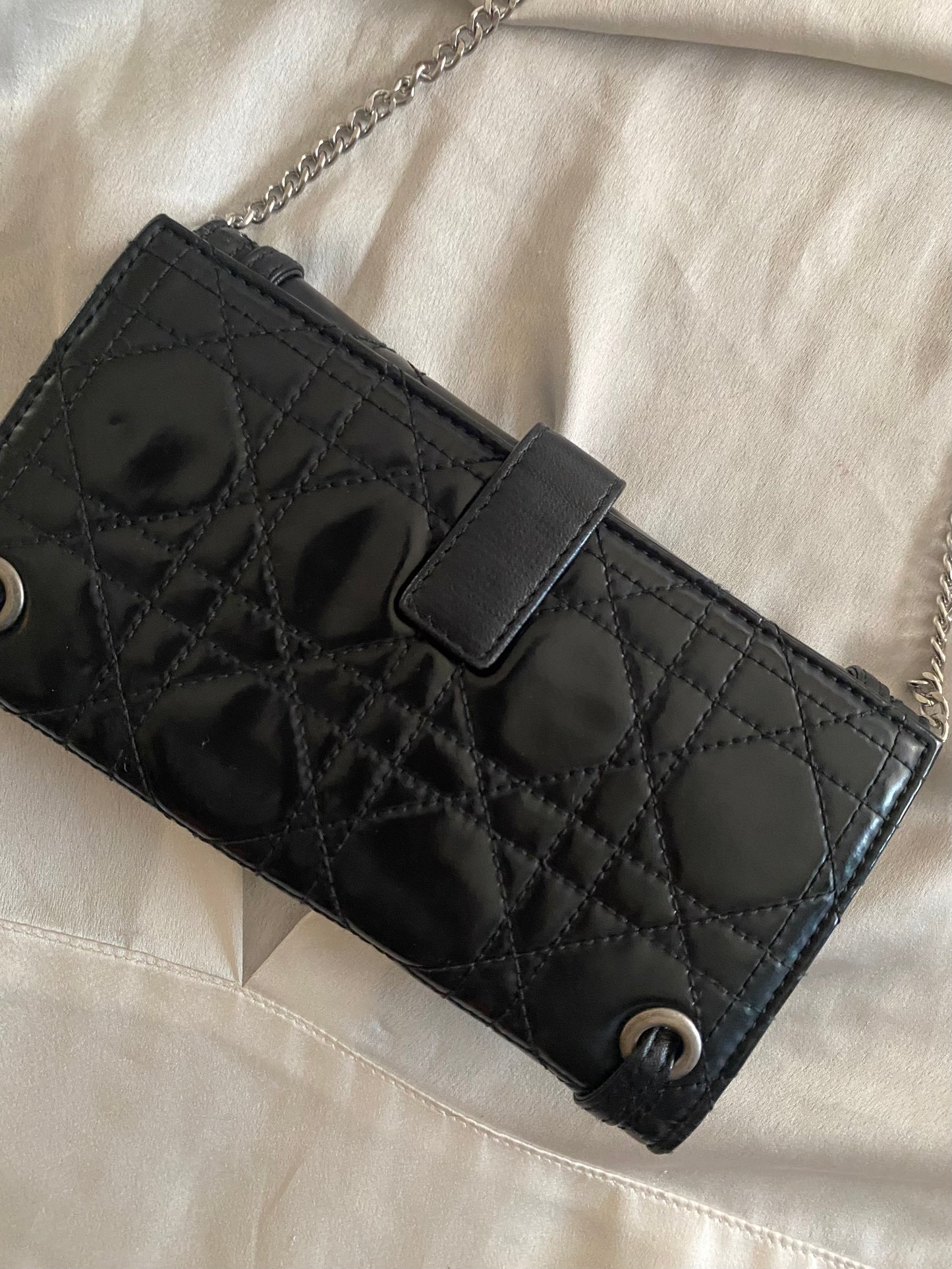 Dior pochette dragonne cannage