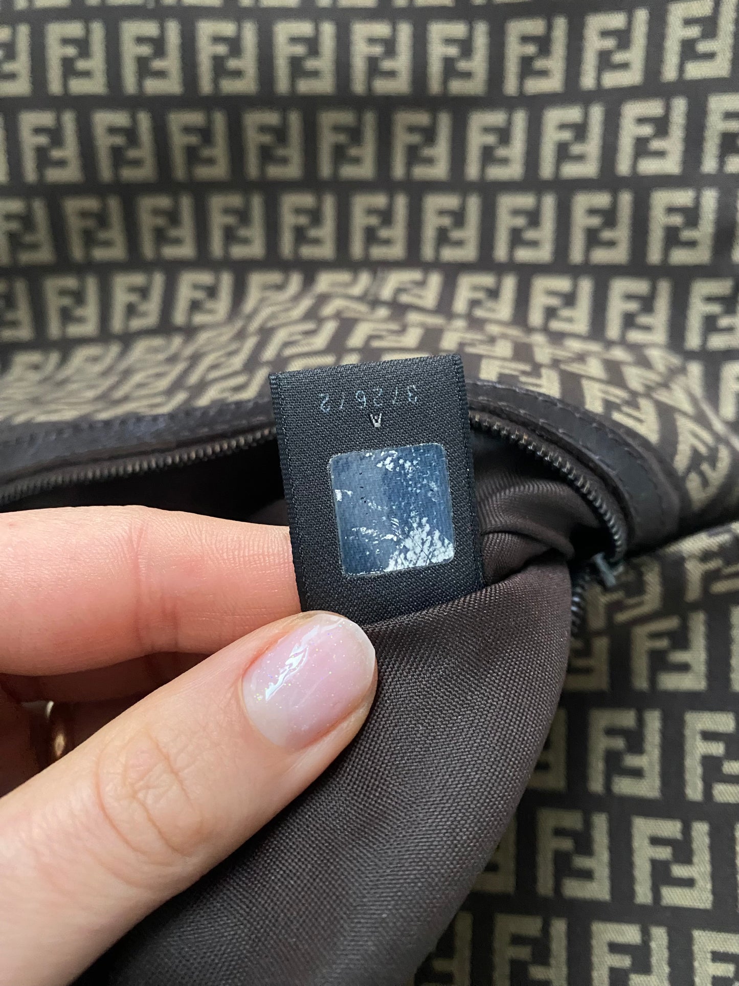 Fendi mamma baguette zucchino brown