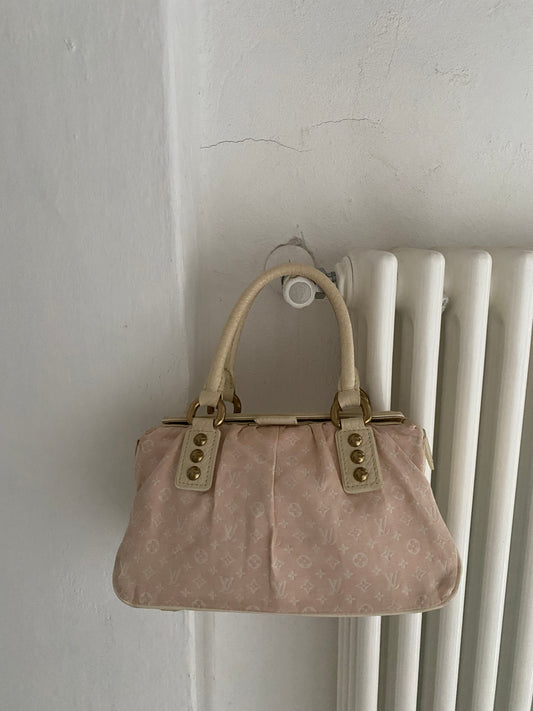 Louis Vuitton Mini Lin Trapeze PM denim rosa