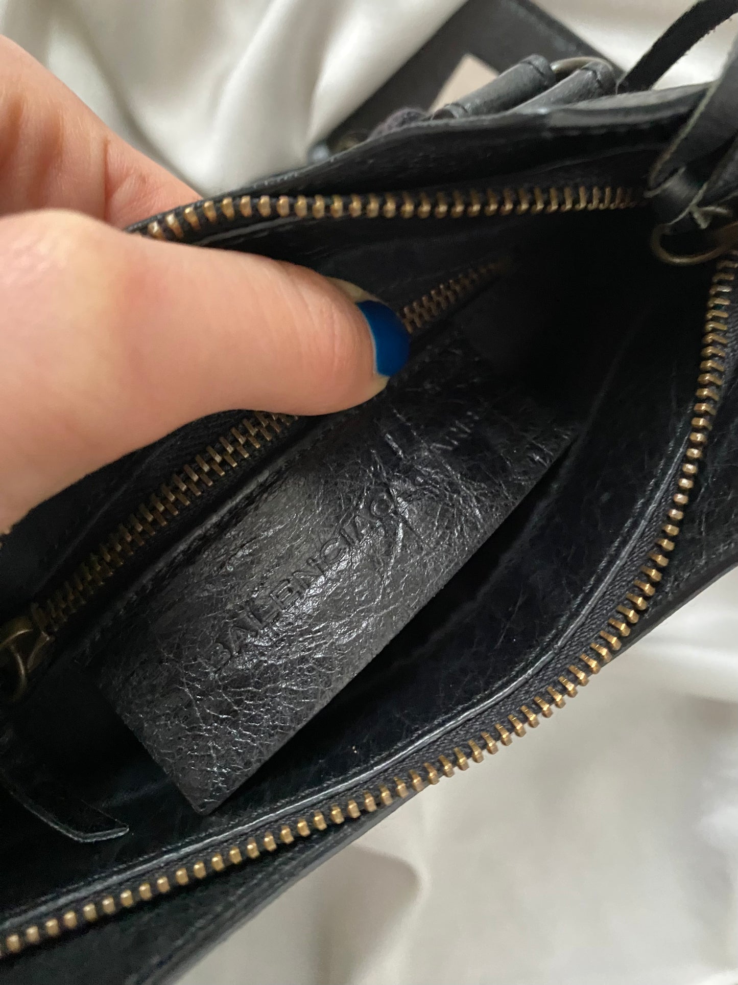 Balenciaga mini city classique chevre