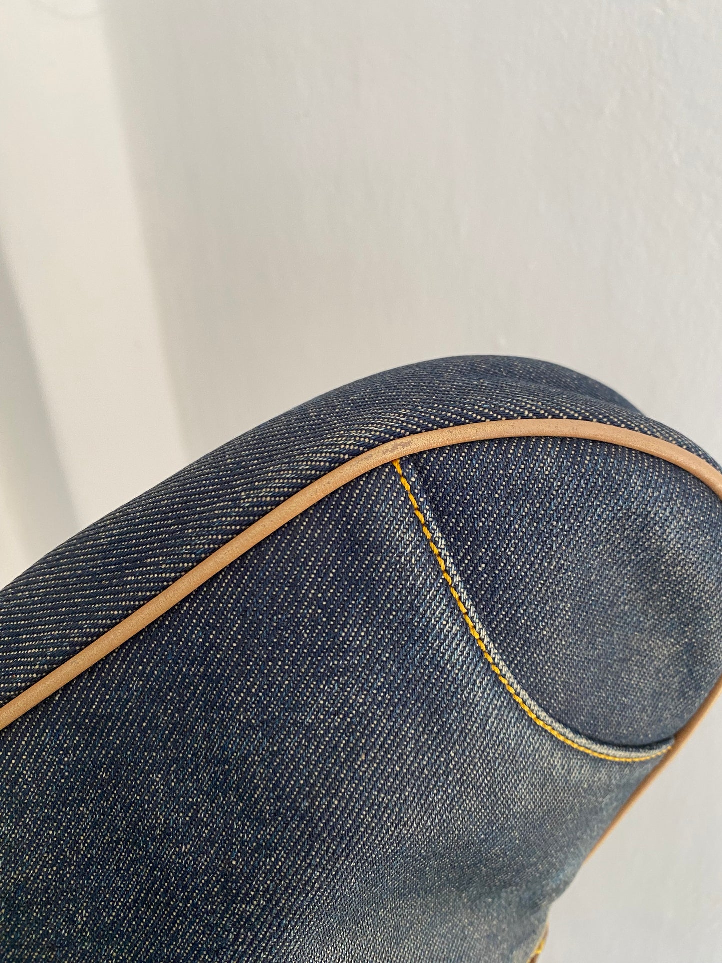 Dior mini saddle denim