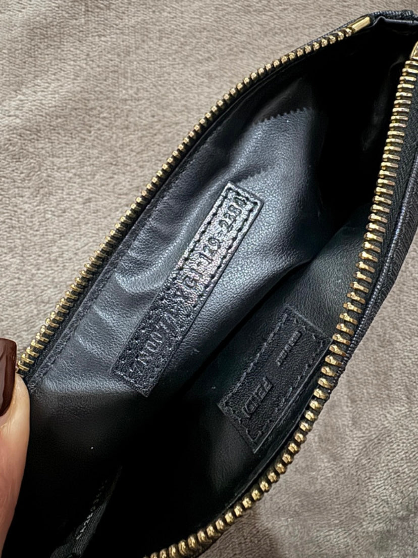 Fendi pochette zucchino black
