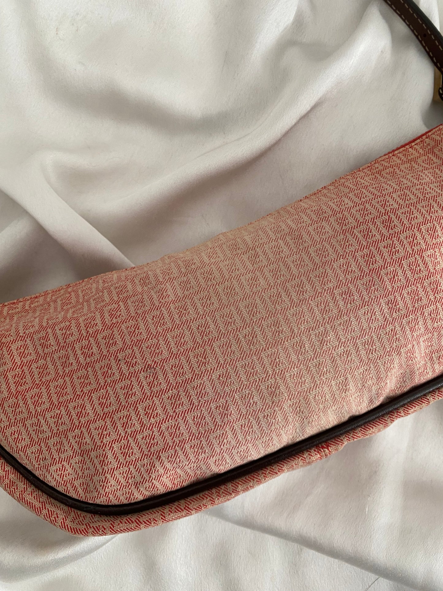 Fendi half moon faded red