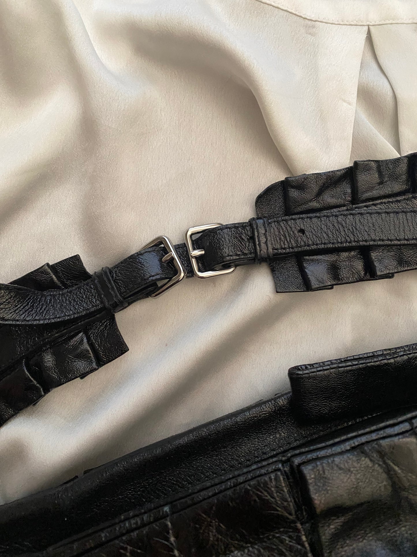 Miu miu wavy black bag