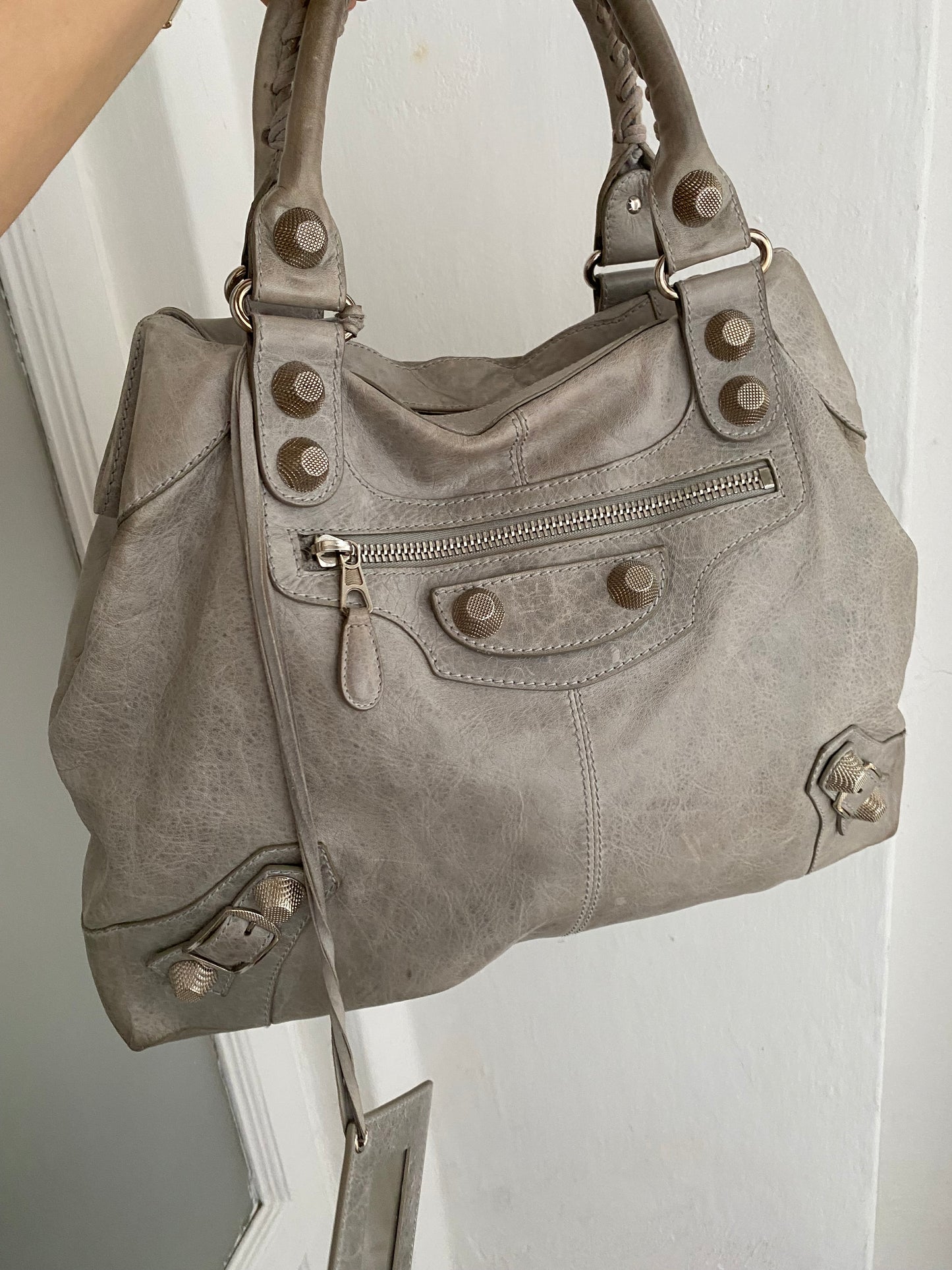 Balenciaga the brief grey