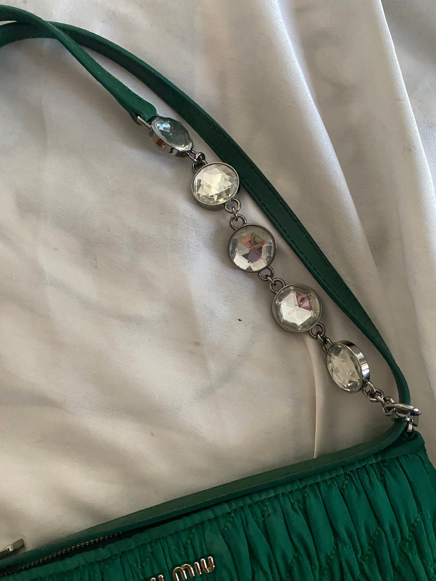 Miu Miu crystal pochette