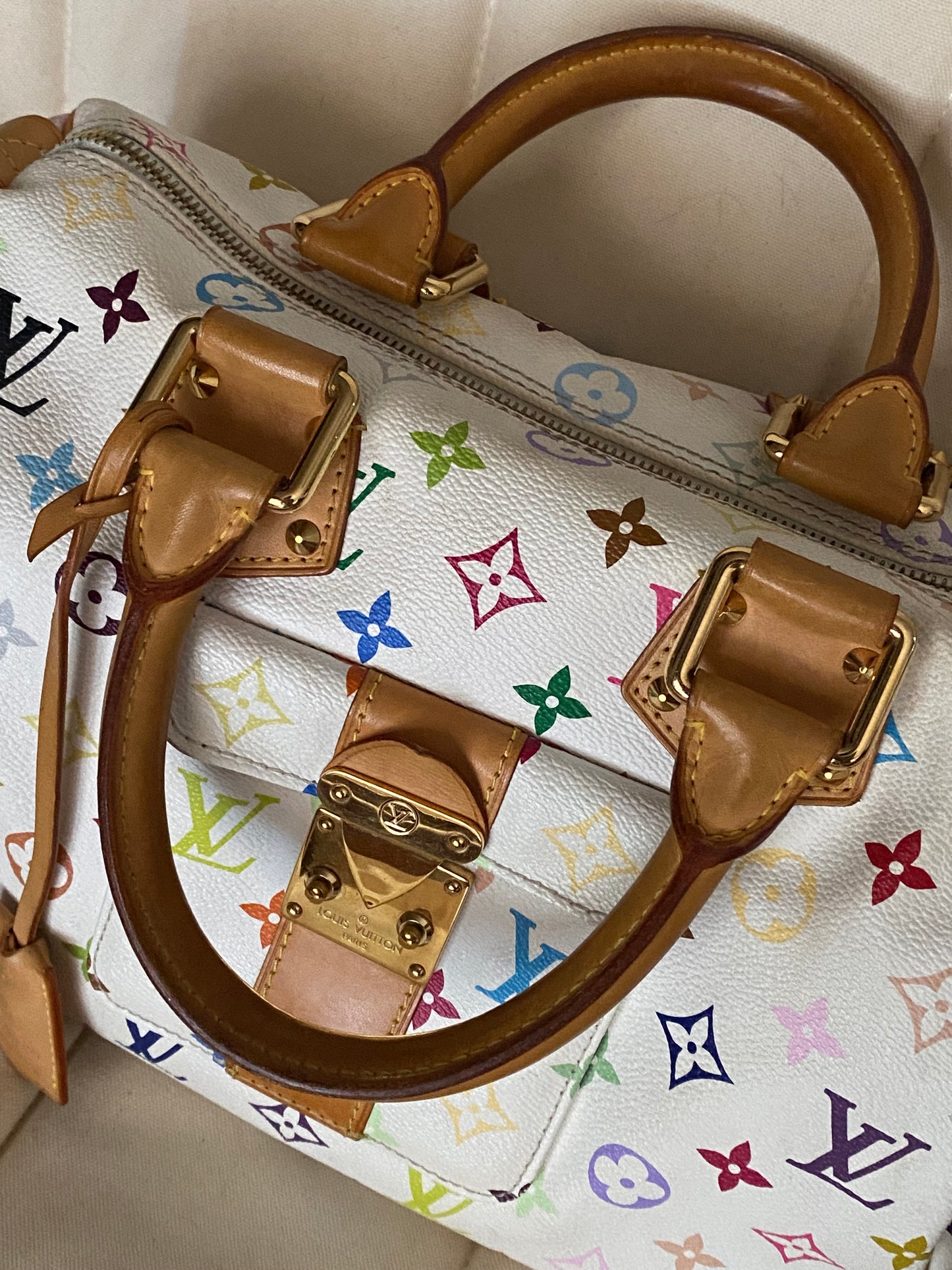 Louis Vuitton multicolor speedy 30 edizione limitata Takashi Murakami