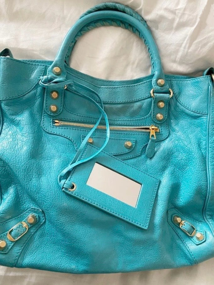 Balenciaga Velo bleu tropical s/s 2013