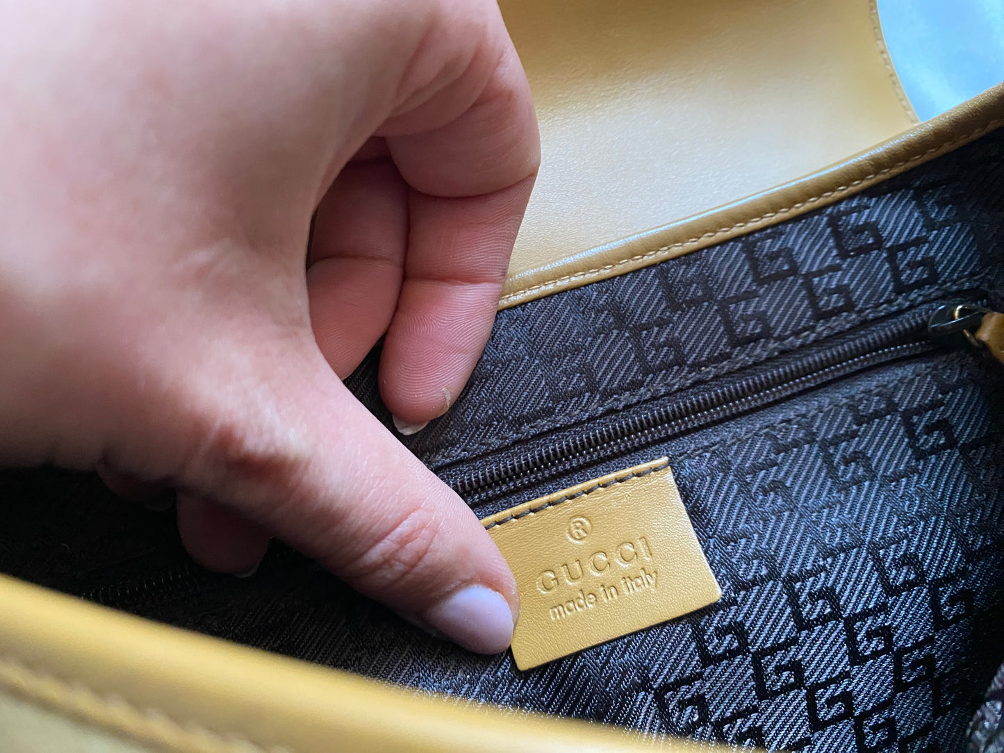 Gucci Jackie camoscio