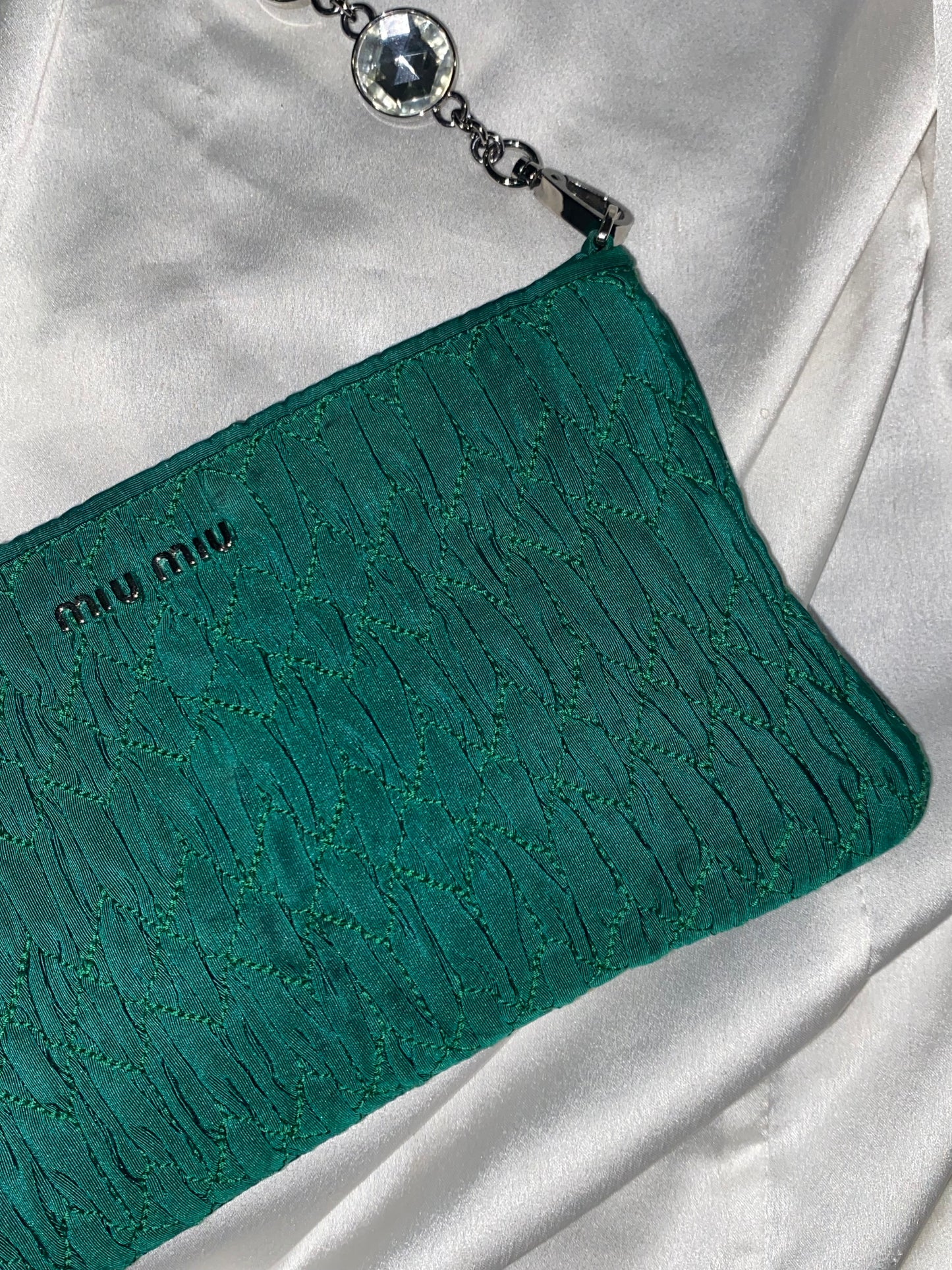 Miu Miu crystal pochette