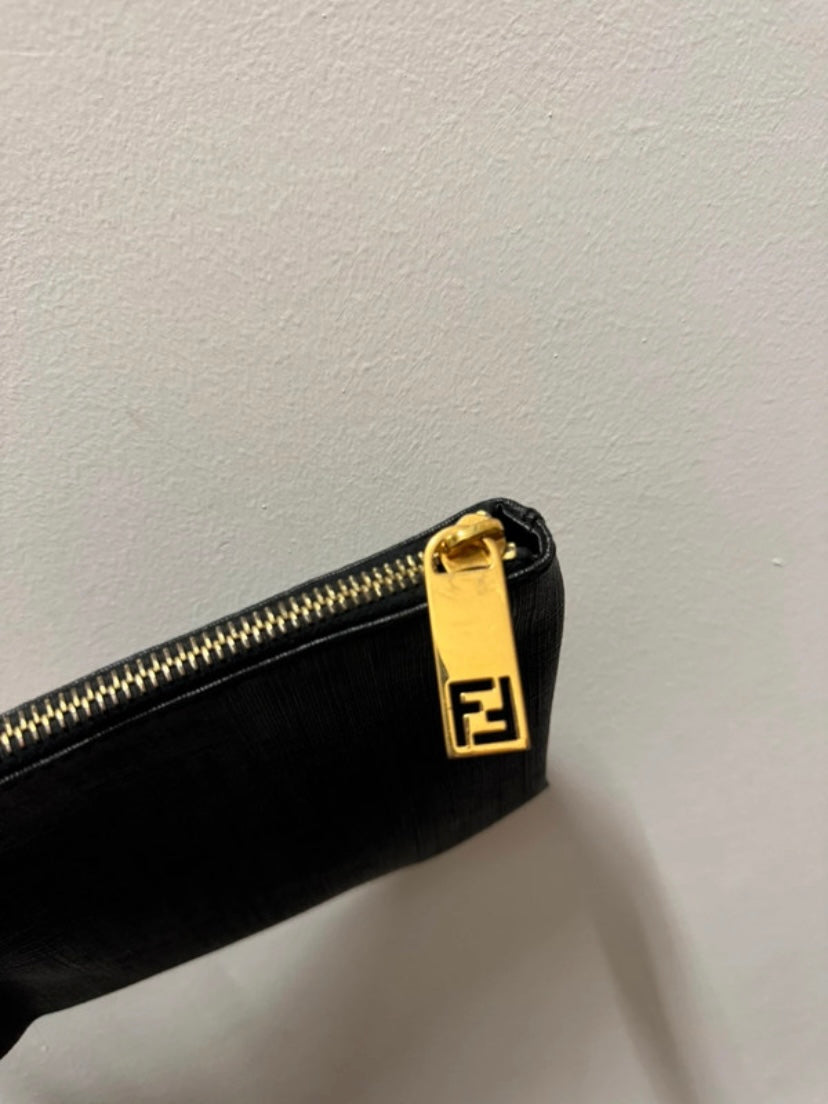 Fendi pochette zucchino black