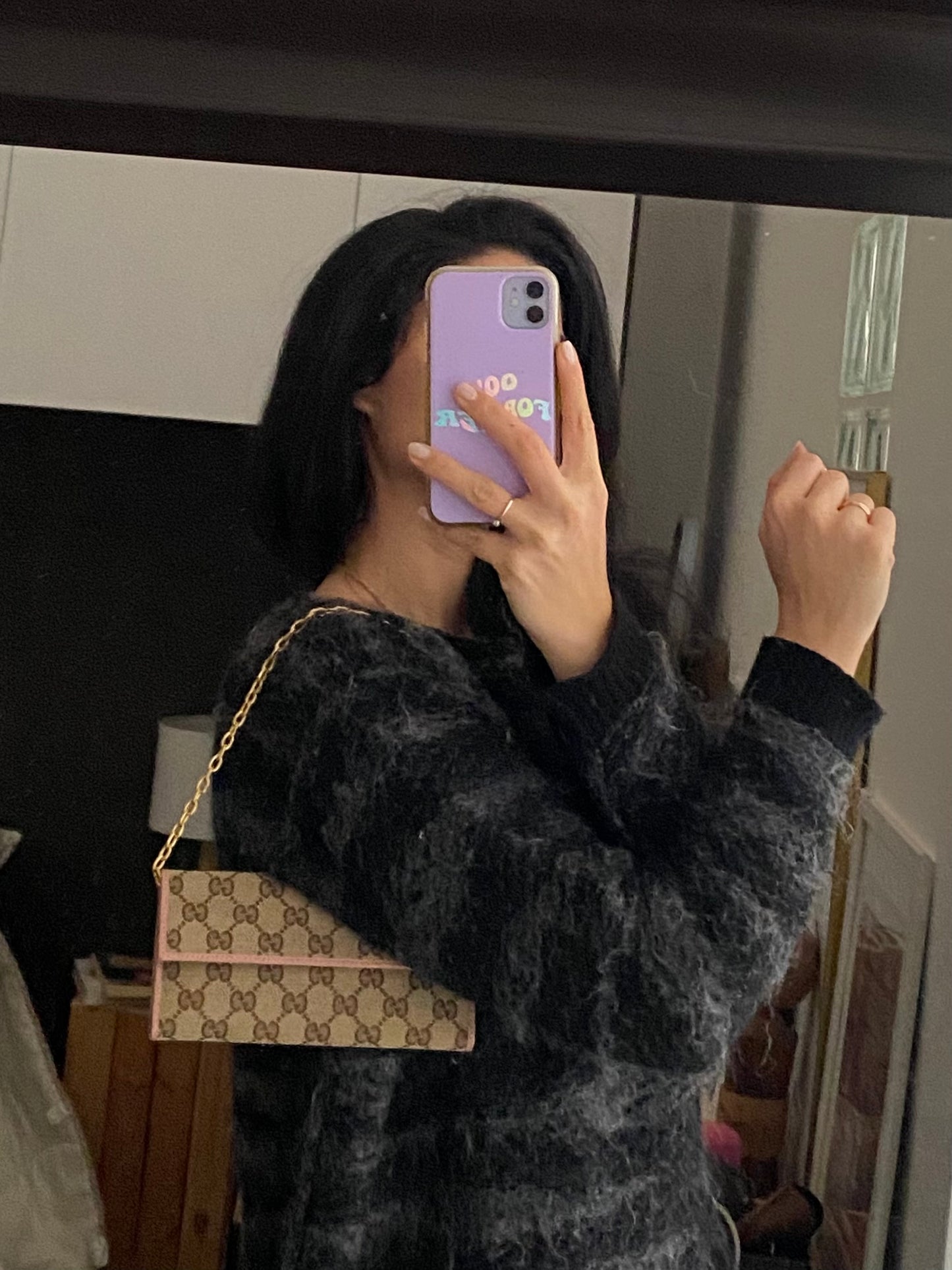 Gucci pochette pink
