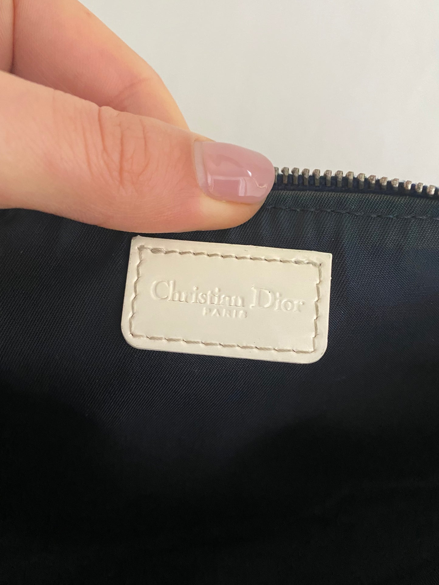 Dior mini saddle monogram blue