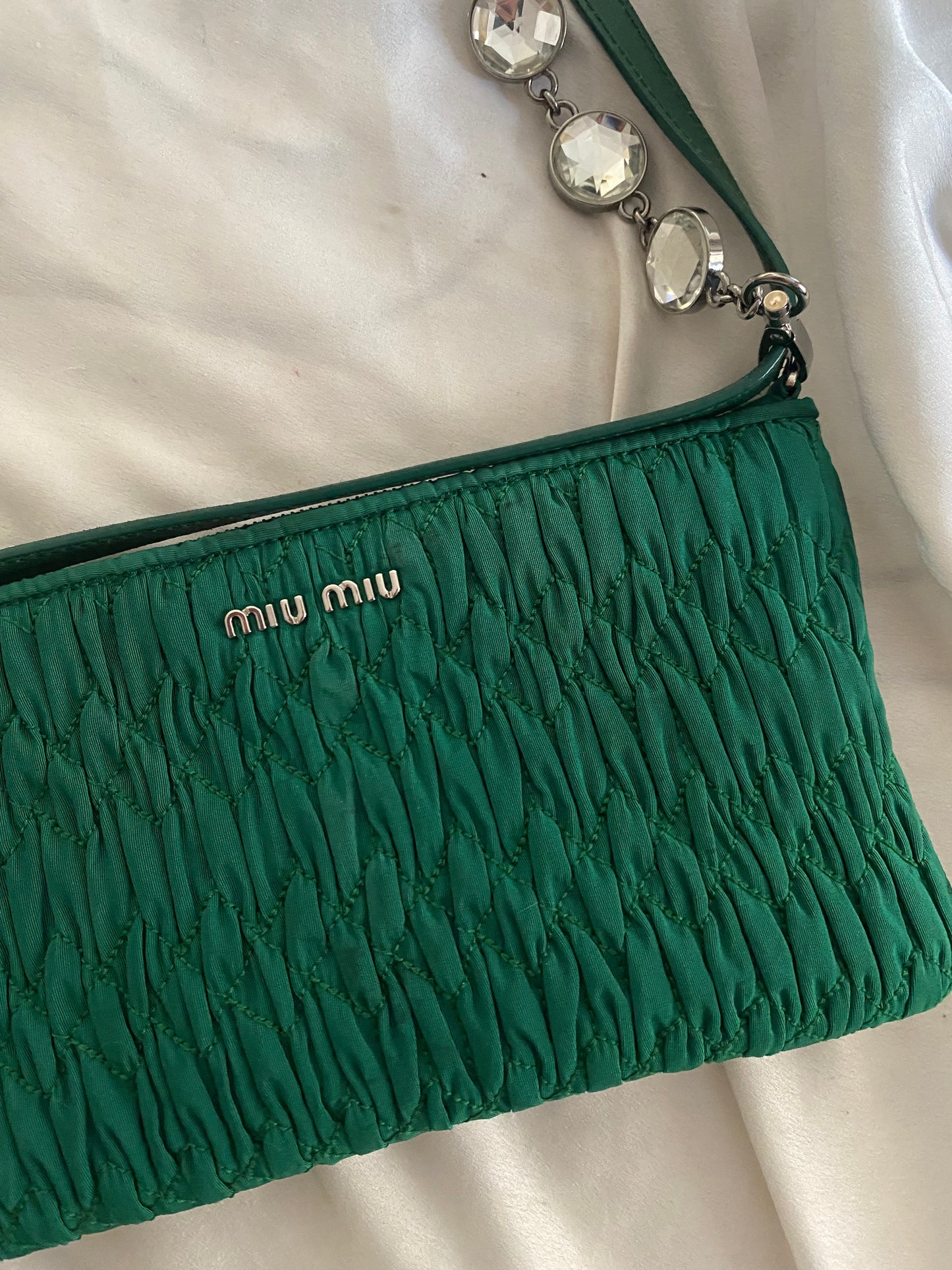 Miu Miu crystal pochette