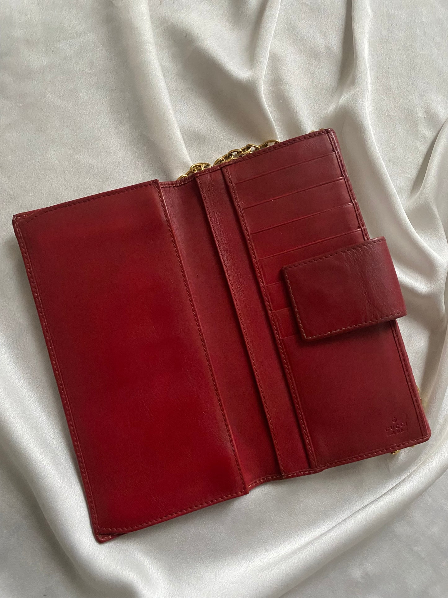 Gucci love lock pochette rossa