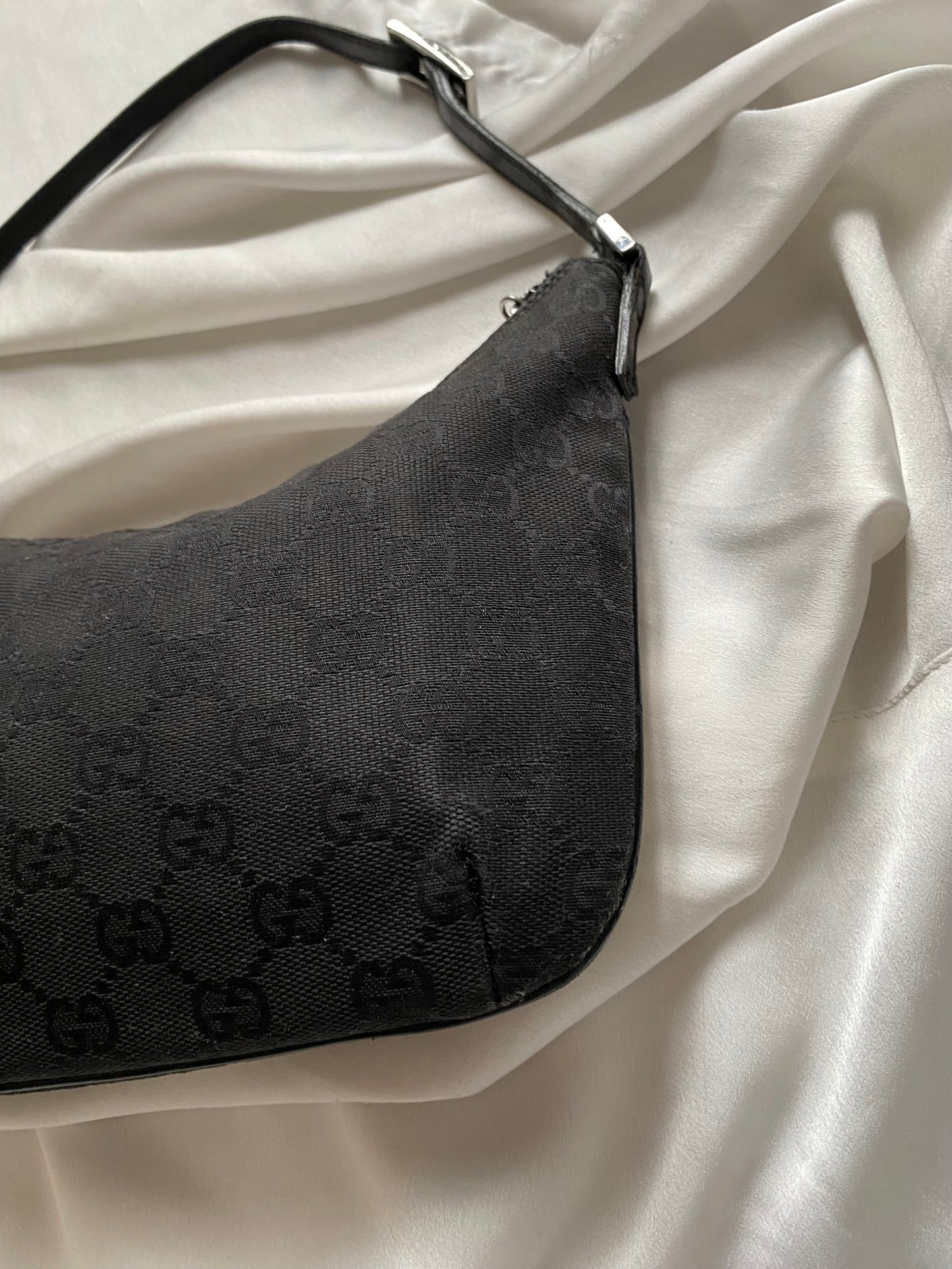 Gucci moon hobo monogram nero