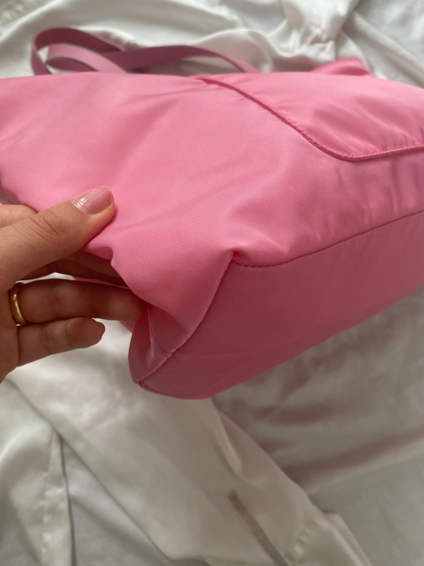 Prada tote nylon pink