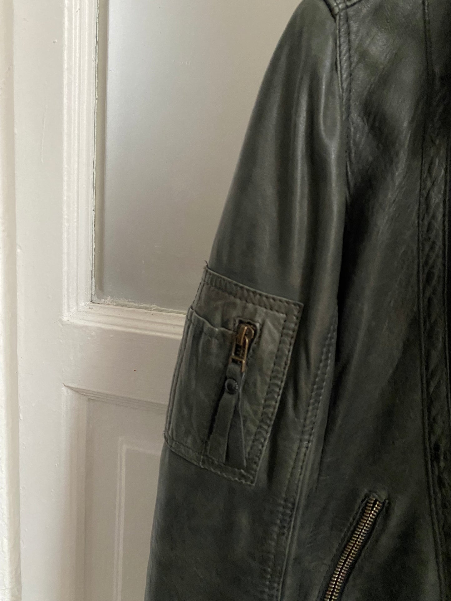 Diesel Corset Leather Jacket