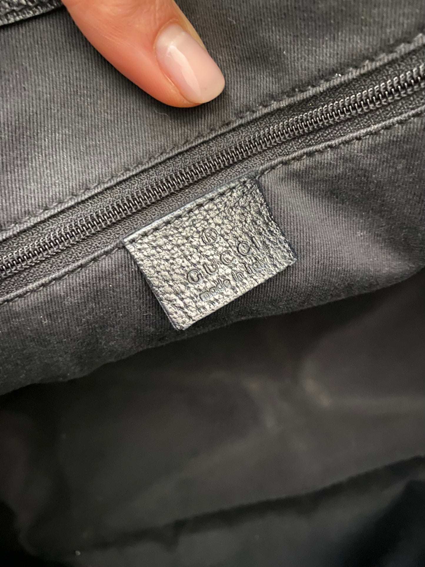 Gucci tote bag monogram nero
