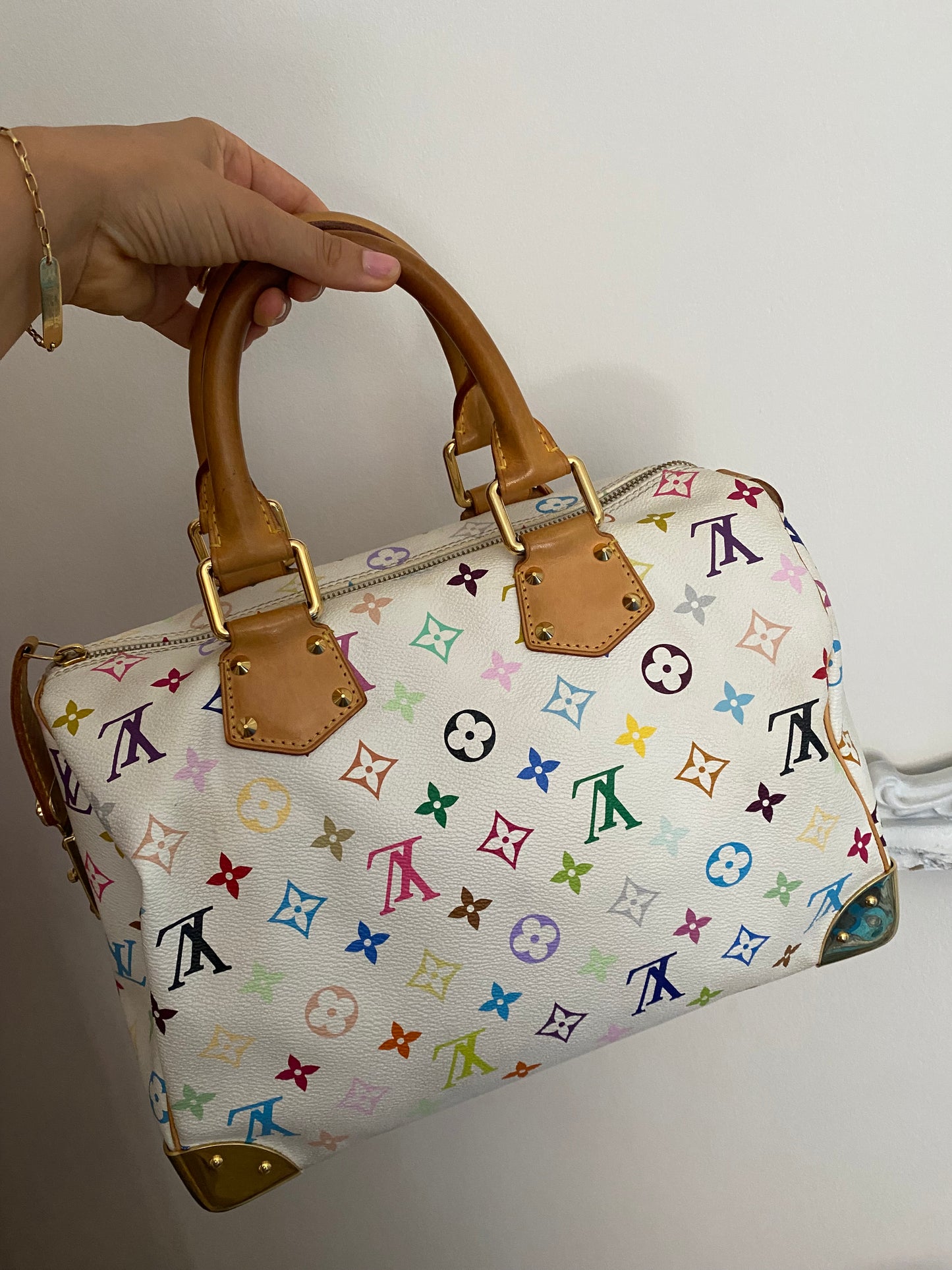 Louis Vuitton multicolor speedy 30 edizione limitata Takashi Murakami