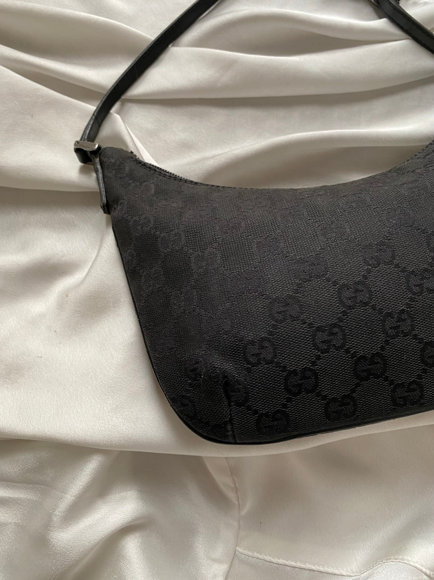 Gucci moon hobo monogram nero