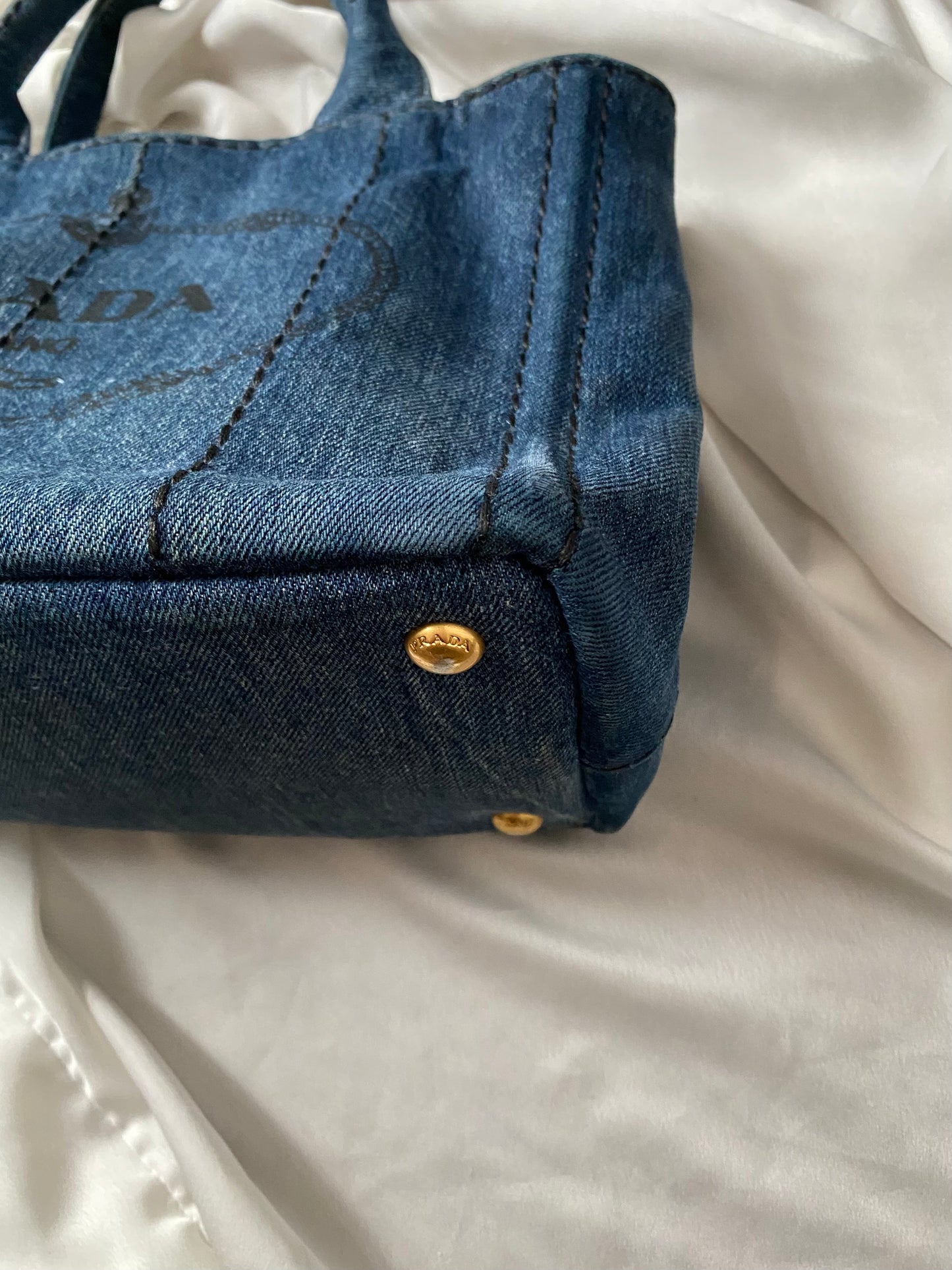 Prada tote in denim