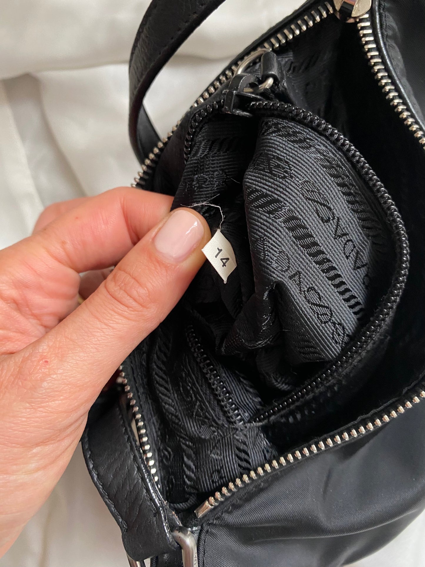 Prada hobo 2002 nylon e pelle