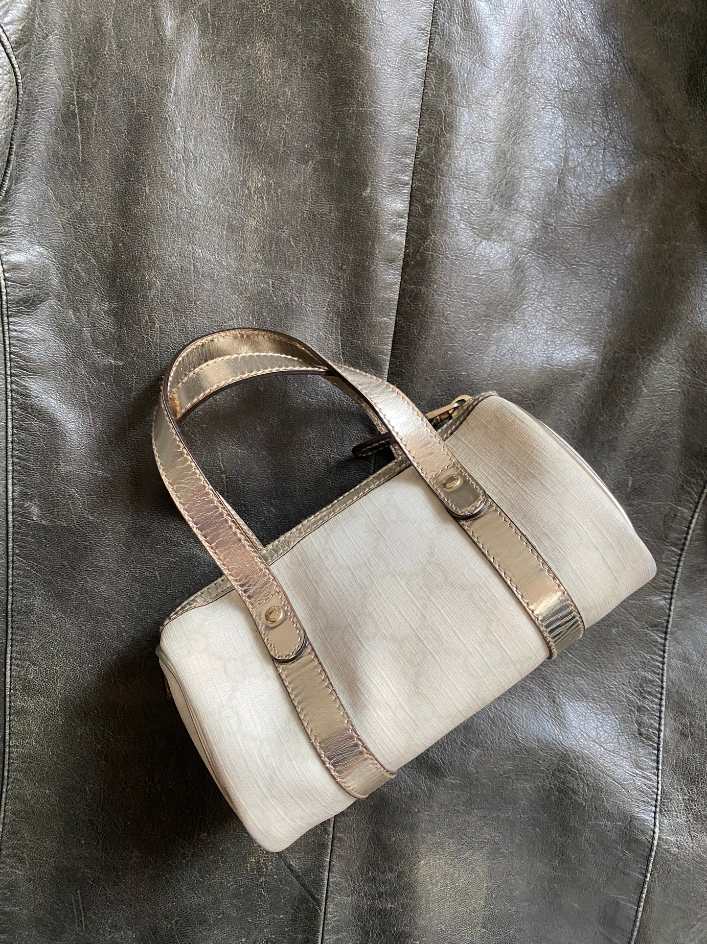 Gucci mini boston supreme joy argento