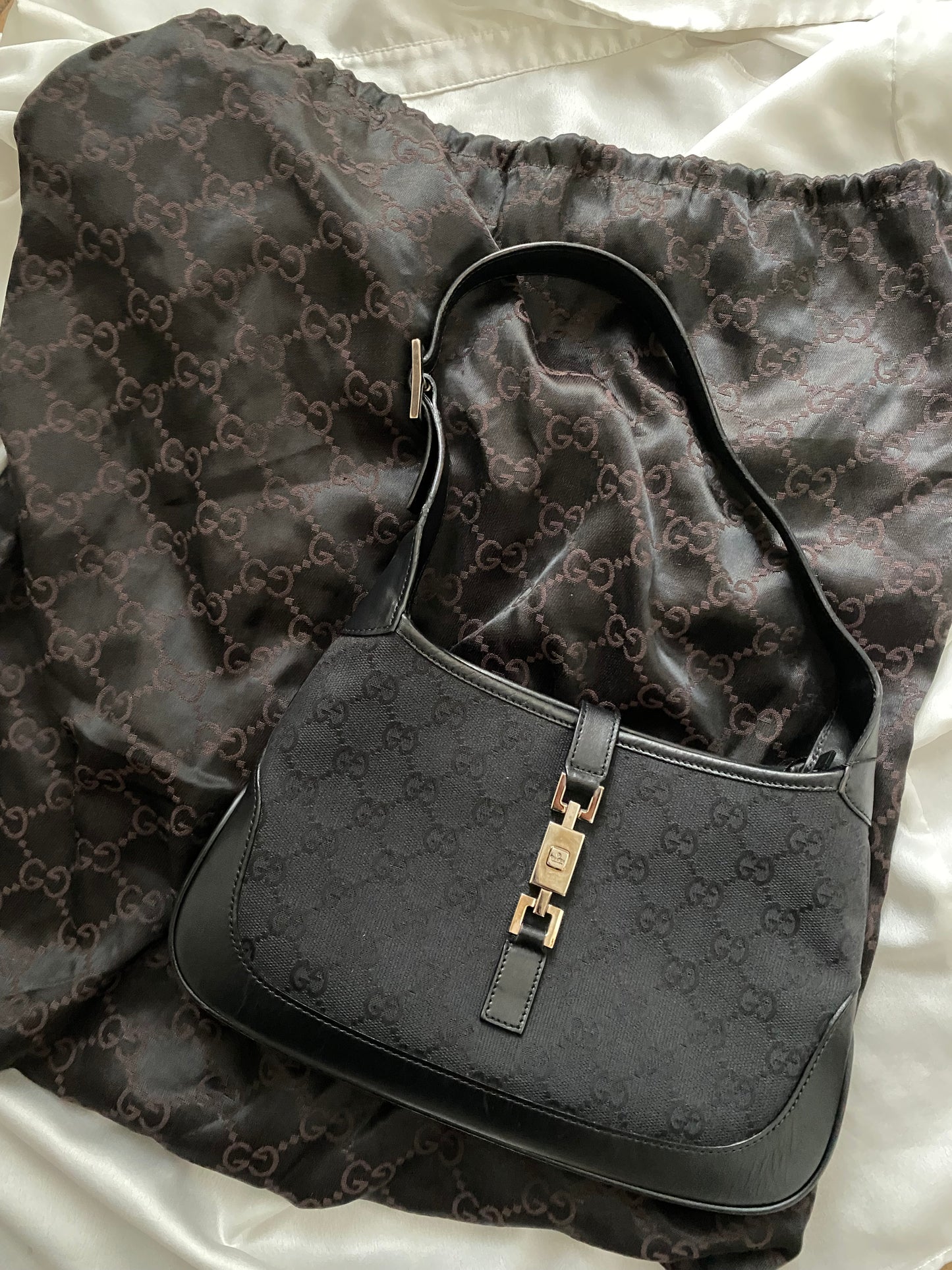Gucci Jackie small era Tom ford monogram nero